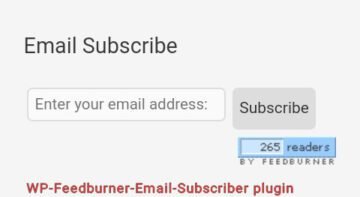 Wp-feedburner-email-subscribers